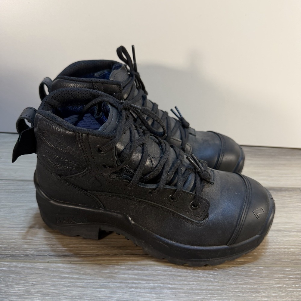 HAIX Men's Airpower R8 Black Tactical EMS Work Boots Size 5 Medium